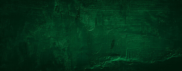 Abstract dark green grungy wall texture background