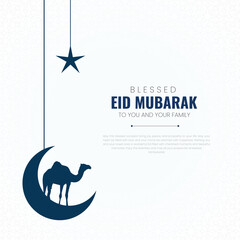 islamic eid al adha  festival decorative background