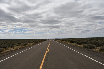 Road through the desert