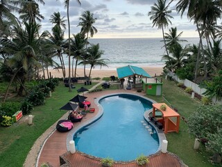 swimming pool in hotel