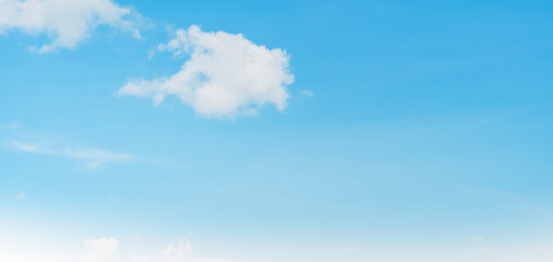 sky white fluffy clouds nature