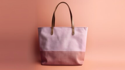 A stylish bag with a trend and an attractive background. Generative AI