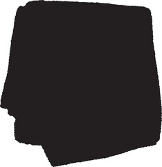 a silhouette of table cloth.