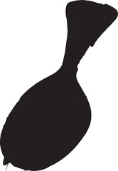 a silhouette of artificial bird.