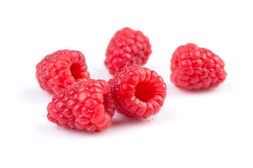 raspberry isolated on white background