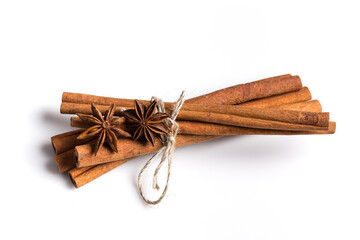Stars anise and Cinnamon