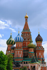Basil's Cathedral and the monument to Minin and Pozharsky.