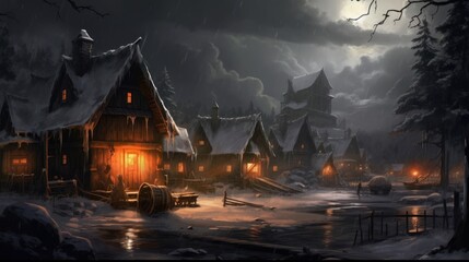 Storm Game Environment Art