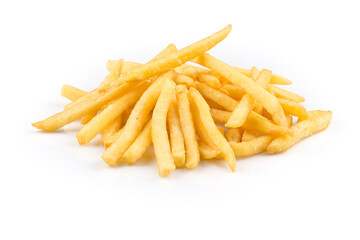 french fries isolated