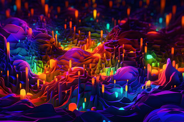 abstract neon colourful background