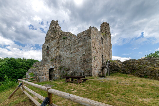 The castle ruins of Primda Castle (Přimda) are the oldest stone castle in Bohemia - Czech Republic