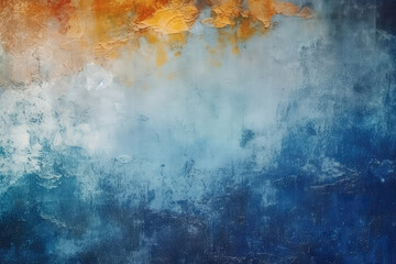 Colorful Grunge Decorative Navy Blue Wall Background. Generative AI