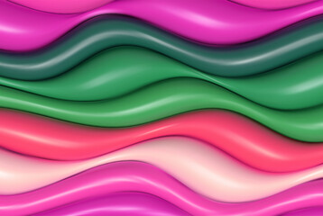 Colorful abstract background, wavy lines multicolored bright