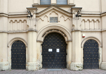 Tempel Synagogue in Kazimierz - former Jewish quarter in Krakow, Poland