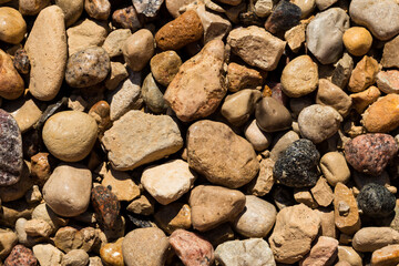 Wet Stone Pebbles Texture Or Stone Pebbles Background For Design