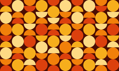 Autumn geometric background. Seamless geometric pattern.