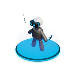 3D Virtual Game Illustration