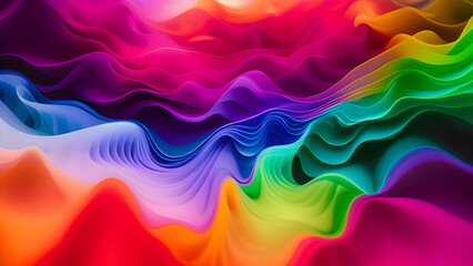 abstract colorful background with lines waves