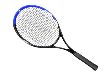 Tennis racket isolated on a white background.