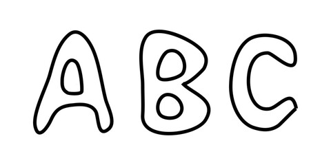 Obraz premium Doodle Education Icon