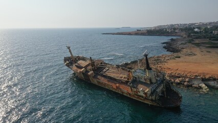 EDRO III Shipwreck in Paphos Cyprus
