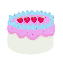 birthday cake drawing