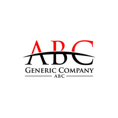 ABC letter generic logo design vector. English school badge vector logo, language learning emblem icon a b c letters. symbol of speaking club translation education modern simple flat design abstract