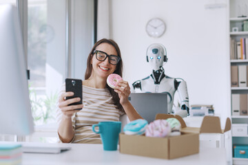 Lazy employee and efficient robot