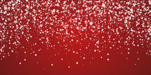 Snowfall overlay christmas background. Subtle