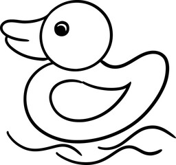 Cartoon animal line cute zoo