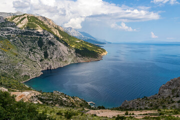 Fototapeta na wymiar Coastline near split in Croatia