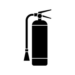 Fire extinguisher line icon color editable