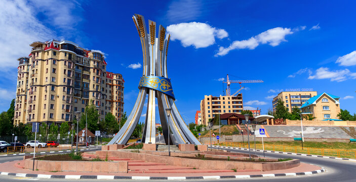 Monument to the Glory of Harvest in Kostanai, Kazakhstan