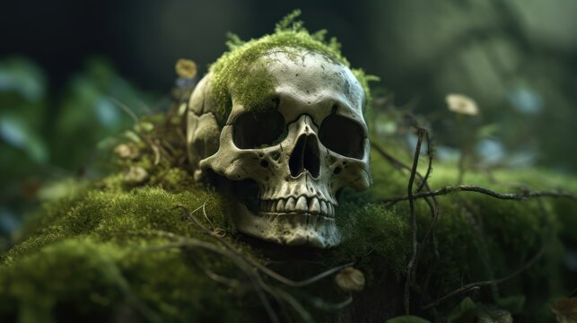skull and crossbones HD 8K wallpaper Stock Photographic Image