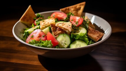 Fattoush: Refreshing and Tangy Salad