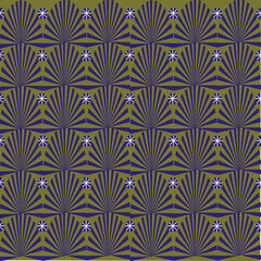 Gold Floor Joint Farm Wallpaper Pattern