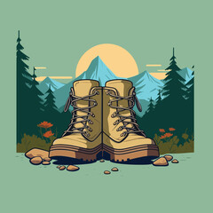 illustration of a boot