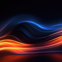 Obraz premium Modern line effect for banners technology background, speed and movement,line, solution,hight details, Generative AI illustration.