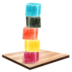 Candy jelly rainbows