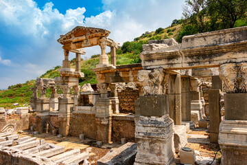 roman temple in Ephesus,Turkey