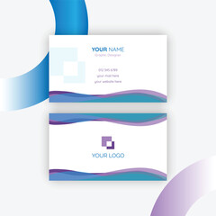 Modern business card design template