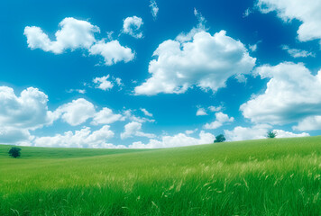 Obraz premium cloudy, gras, high gras, wallpaper, generative ai