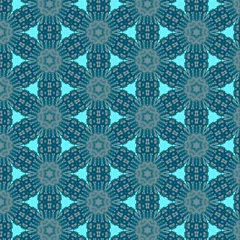 Deurstickers Vibrant and Symmetrical Digital Abstract Kaleidoscope Art with Intricate Geometric Patterns, Fractal Elements, and Psychedelic Colors, Perfect for Contemporary Design Projects, Modern Wallpaper © tolgahan