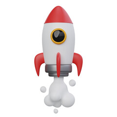 rocket 3d illustration