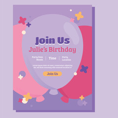 Birthday Invitation Layout