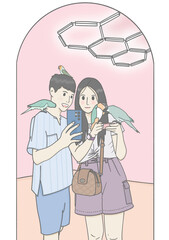 picture with boyfriend