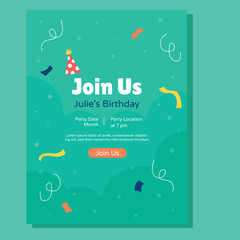 Birthday Invitation Layout