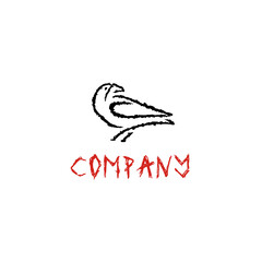 Raven creative logo design 