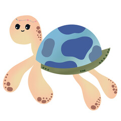 sea ​​turtle.