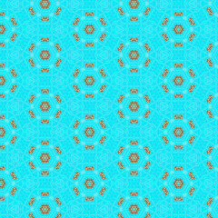 Vibrant and Symmetrical Digital Abstract Kaleidoscope Art with Intricate Geometric Patterns, Fractal Elements, and Psychedelic Colors, Perfect for Contemporary Design Projects, Modern Wallpaper